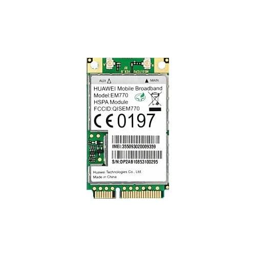 JINYUSHI For EM770 Mini Pcie 3G 100% NEW&Original UMTS HSPA WCDMA HSDPA Quad band Cellular Module Free Shipping