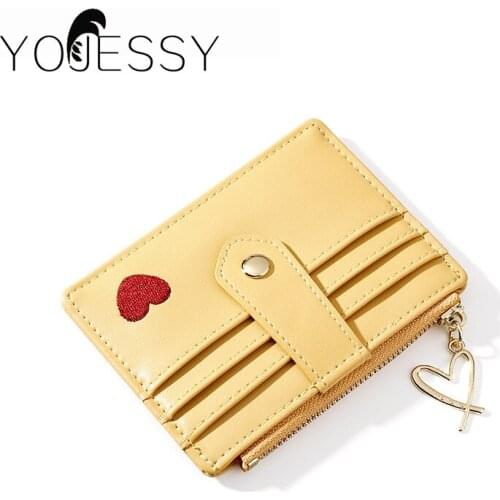YOJESSY Women Short Wallet Female Wallets Clutch Lady Purse Zipper Coin Pocket Card Holder Ladies Purse