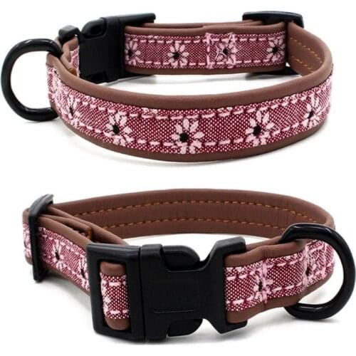 Retro Leather Dog Collar for Small Medium Dogs Adjustable Dogs Pets Accessories Chihuahua Puppy Collars