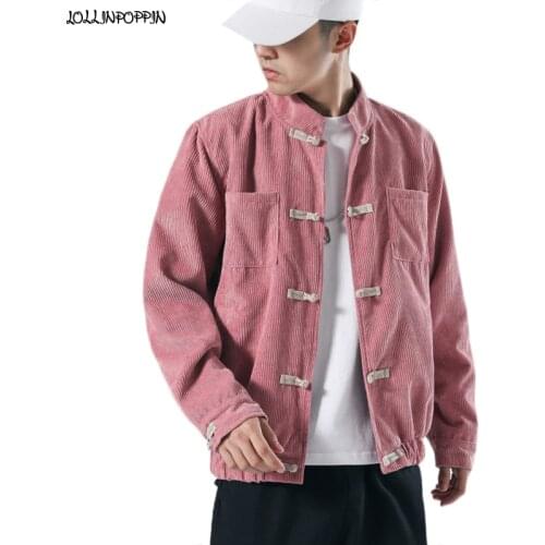 LOLLINPOPPIN Mens Corduroy Jackets