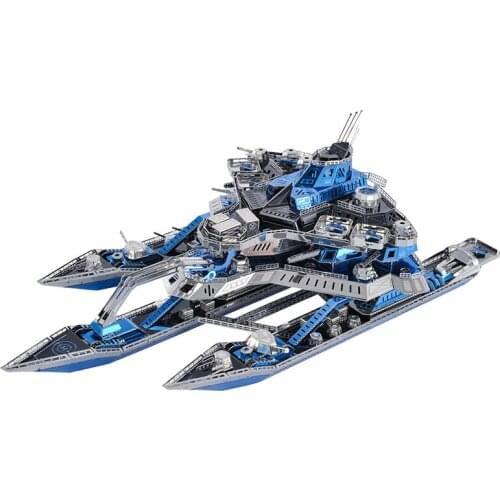 MMZ MODEL Microworld 3D Metal PuzzleLeader No.1 DIY Assemble Model Kits Assemble Jigsaw Toys for adult Gift