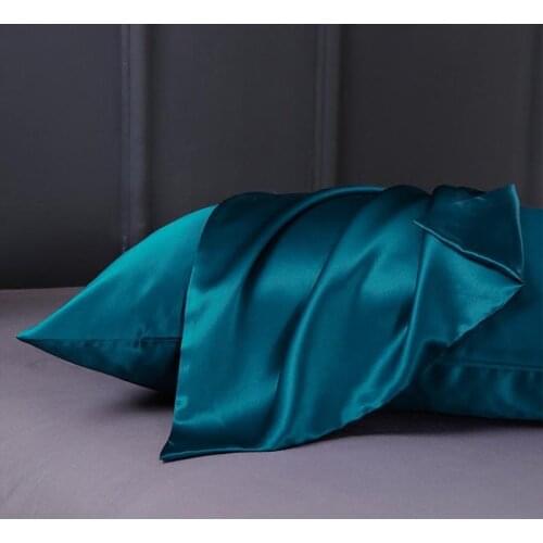 Silk Zipper Pillowcase 1pc 100% Nature Mulberry Silk m Muticolor Pillow Case For Healthy Standard Queen King