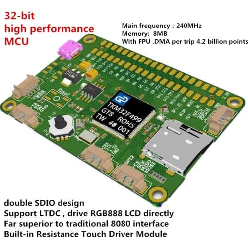 STM32 board IPS Full view 4.3 inch TFT LCD module 480x800 Capacitive touch panel LG4572B 24 bit RGB888 screen display adapter
