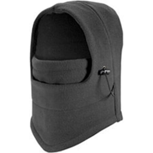 Autumn Winter Men Women Outdoor Solid Color Fleece Face Protection Warm Mask Hat Riding Windproof Ear Cap Casual