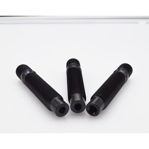 Double thread screw titanium alloy m14*1.25*78 black