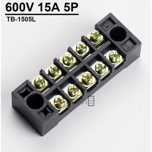 TB 1505 Connection Terminal Connector Connection Row 15A 5Position Connection Terminal Row Connection Row