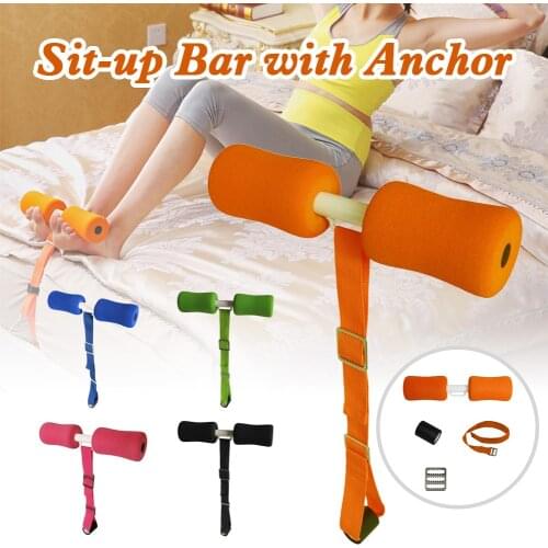 Fitness Sit Up Bar Assistant Gym Exercise Device Resistance Tube Workout Bench Equipment for Home Abdominal Machine Lose Weight
