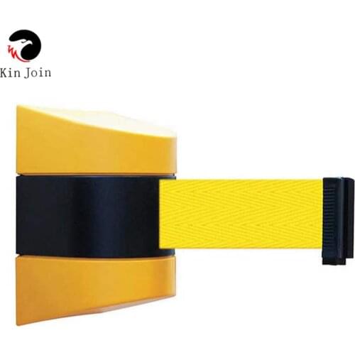 10m Belt Wall Amount Retractable Barrier Tape Safety For Warehouse Workshop Crowed Control Colorful Optional