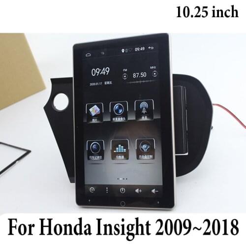 10.25 Inch ISP Screen 360 Rotation Android10 Car Multimedia Player Carpaly NAVI GPS Navigation Radio for Honda Insight 2009-2018