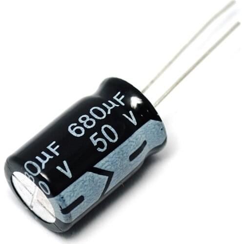 10PCS/LOT Electrolytic Capacitor 50V/680uF 50V 680UF 13*21