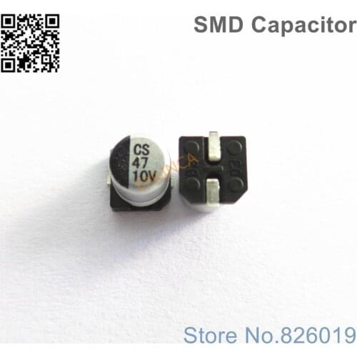 15pcs/lot 10V 47uf SMD Aluminum Electrolytic Capacitors size 4*5.4 47uf 10V