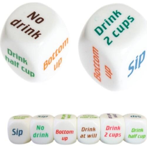 2pcs Hen Party Fun Dice Bachelor Party Party Bridesmaid Drinking Props Party Decoration Gift Wedding Decoration Bride shower-7