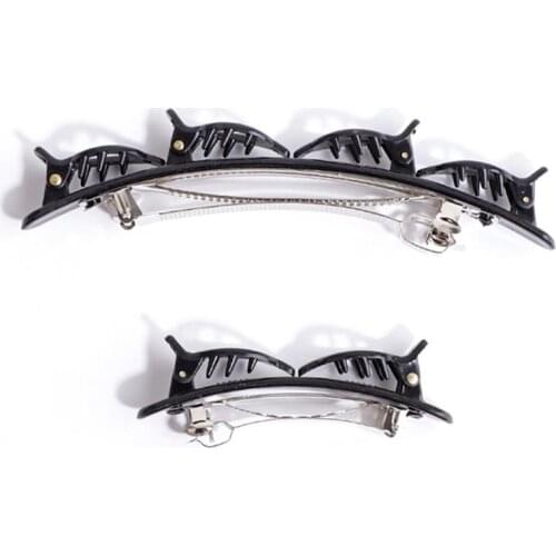 2Pcs/Set Hair Clips Novelty Cute Hair Automatic Barrettes French Style Hair Clips Hair Barrettes Hair Accessories Party Dress Up