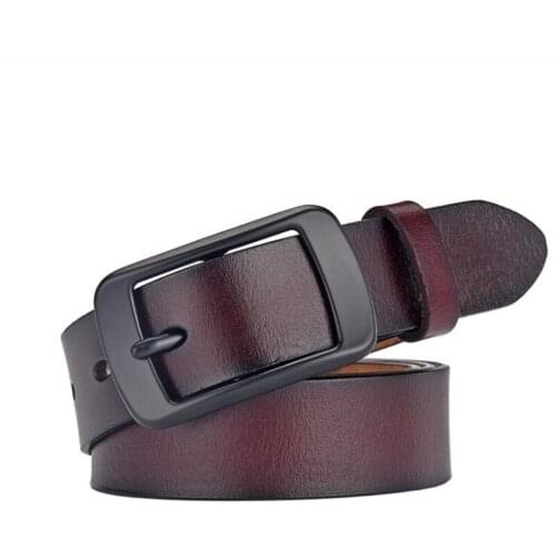 2020 Luxury Belts for Women High Quality Fashion Leather Belts Female Pin Buckle Strap Belts