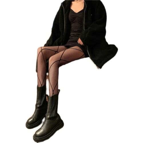 2021 Womens Pantyhose Summer Wear Party Body Stockings Collants femmes Girlfriend Transparent Fishnet Tights Sexy Strumpfhosen