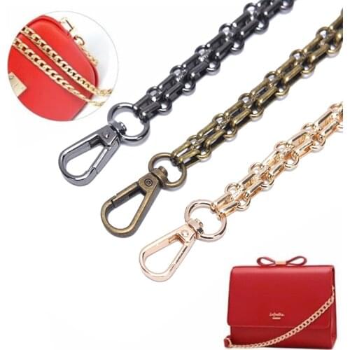 30cm Replacement Metal Chain For Handle Bag Handbag Antique Bronze Golden Black DIY Accessories For Bag Strap Hardware