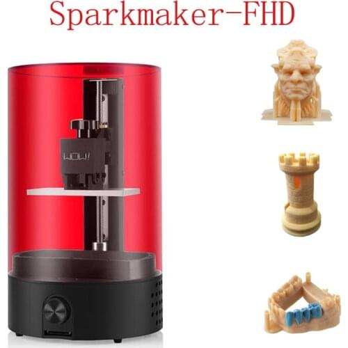 Sparkmaker Printer 3d Parts Newest FHD Resin 3d Printer High Presicion Print Jewerly App Control 25mm/hr LCD/SLA 3d Printer Kit