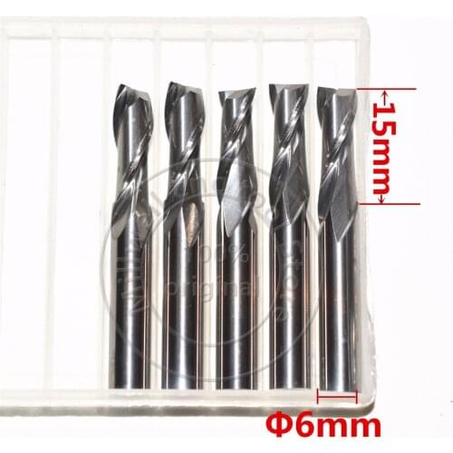 6mm*15mm,Freeshipping,CNC wood tools,carbide End Mill,woodworking insert router bit,Tungsten steel milling ,MDF,PVC,Acrylic,Wood
