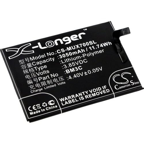 CS 3050mAh / 11.74Wh battery for Xiaomi Mi 7 BM3C