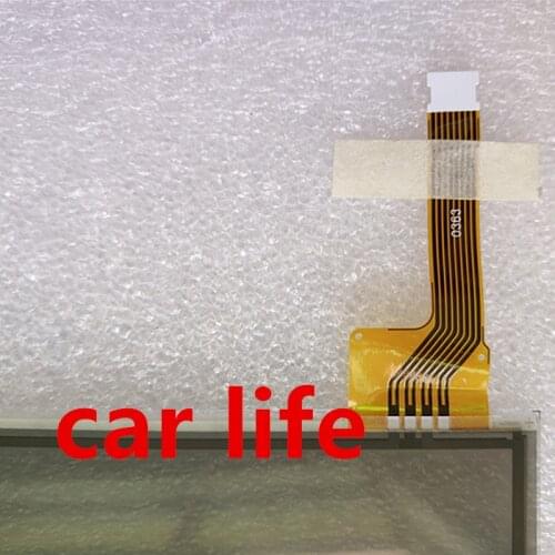 Free shipping 2 pieces 8 pins DJ084NA-01A black glass touch screen Digitizer Lens panel for Grand Cherokee car