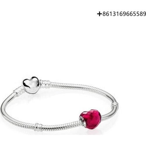 Hero100% 925 Pure Silver Original Copy High Quality 1:1 Bracelet Logo Free Wholesale Manufacturers