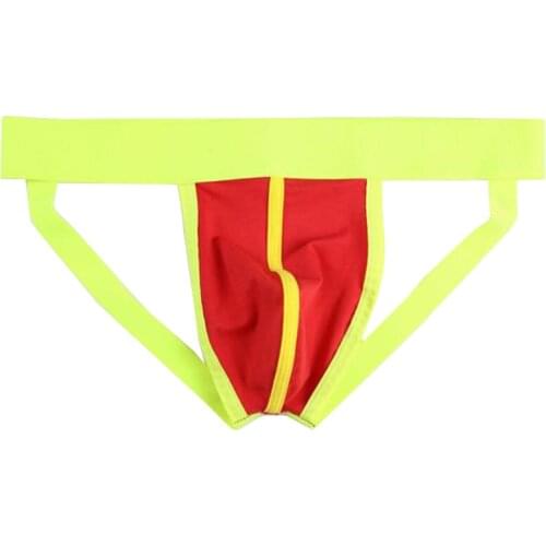 Briefs Men jockstrap Sexy male Underwear Men Jockstrap Briefs Gay Slip Cuecas Men thongs Strings tanga Penis Pouch jockstraps