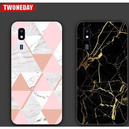 For Samsung A2 Core Note 10 Lite Case Marble check Cover For Samsung Galaxy M21 M11 M10S M10 M20 M30 M40S M60S M31 M80S M30S