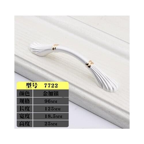 European Style Pulls Antique silver gold Drawer Handles Dresser Pull Knob Cabinet Handle Kitchen Handle Furniture Hardware