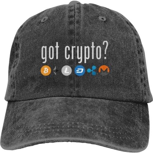 Summer Cap Sun Visor Got Crypto White Hip Hop Caps Ethereum Crypto Miners Cowboy Hat Peaked Hats