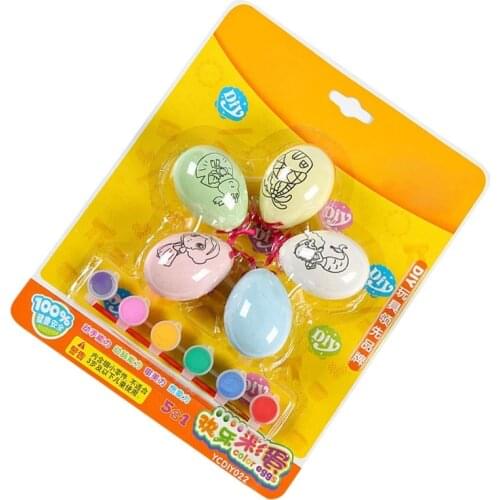 Halloween Decorations Egg Dye Kit Coloring Dying Decorator Art DIY Craft With 5 Egg M09