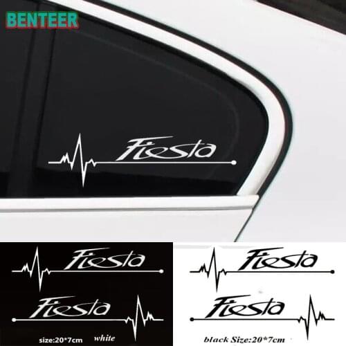 2pcs /lot car windows sticker car body sticker for Ford Fiesta
