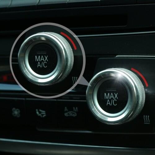 Knob stickers are suitable for BMW new 1 3 series 5 series GT4 series 7 series X1X5X6 audio air conditioning knob modification
