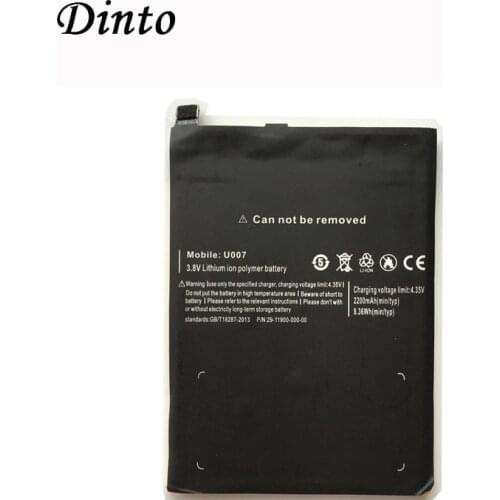 New Original 2200mAh 3.8V Ulefone U007 Battery Replacement Back Up Smart Phone Batteries for Ulefone U007 Built in Battery