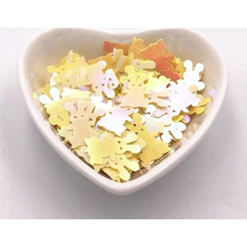 10g/Pack 10*20mm Bunny Sequins PVC Paillettes Sewing Wedding craft DIY 3D Nail Art Women Garments Lentejuelas Accessories