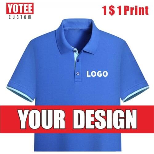 YOTEE2020 fashion cheap short sleeve polo company school custom embroidery short sleeve polo