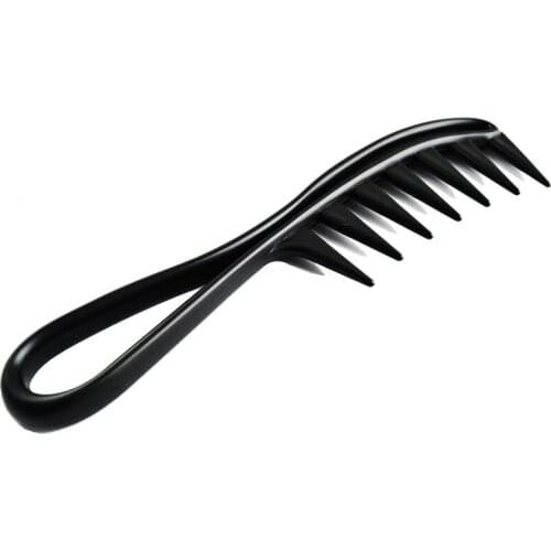 1Pc Mens Oil Head Comb Black Wide Tooth Comb Hair Styling Comb Professional Hairdressing Salon Hair Brush Hair Comb
