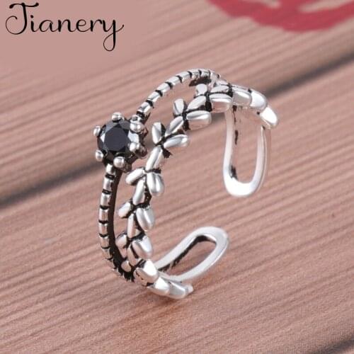 Luxury Brand Zircon Leaf Rings For Women Wedding Engagement Charm Knuckle Rings Men Vintage Jewelry Romantic Party Gift