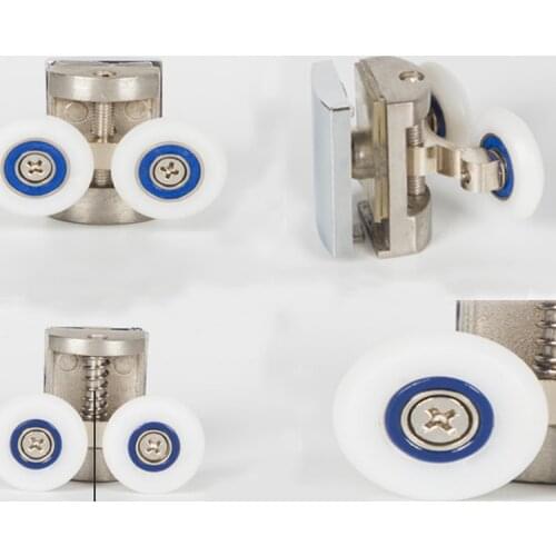 Shower Rooms Pulley Shower Room Double Roller /Runners/Wheels/Pulleys Diameter 26mm and 304 stainless steel material