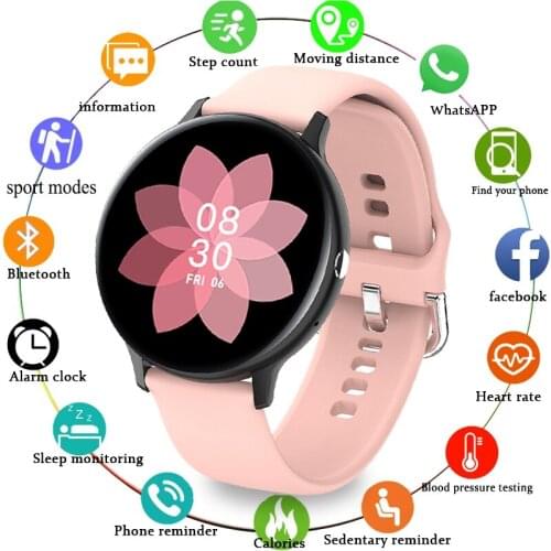 LIGE Smart Watch Women Men Bluetooth Call Full Touch Sports Heart Rate Blood Pressure Watch Women Smartwatch Relogio Inteligente