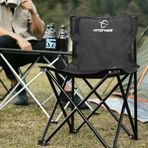 Outdoor Camping Picnic Travel Leisure Comfortable Simple Portable Folding Storage Small Steel Pipe Fishing Chair