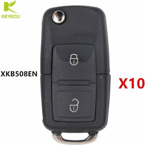 10PCS /LOT XHORSE VVDI for VOLKSWAGEN B5 Style UNIVERSAL REMOTE KEY WIRED 2 Buttons PN: XKB508EN