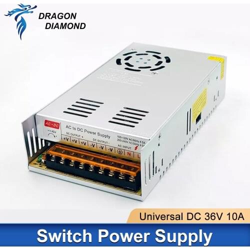 Universal Switching Power Supply DC 36V 10A 360W dc Power Supplies led driver Transformer for Laser Engraver