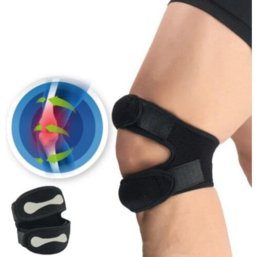 1Pair Knee Support Patella Belt Elastic Bandage Tape Sport Strap Knee Pads Protector Band soccer basketball Knee Brace