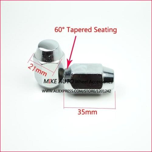 20PCS M14x1.5 Wheel Lug Nuts 21hex 13/16" For Wheels / RIMS