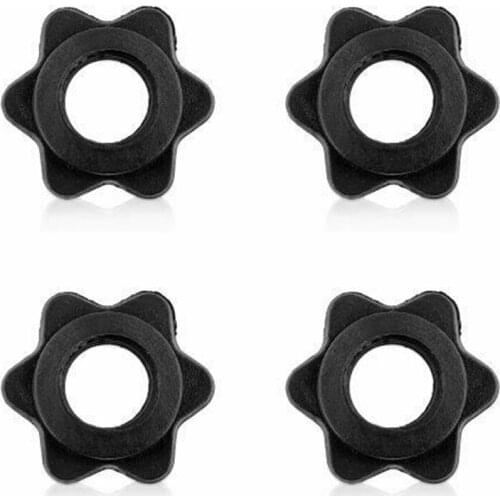 4pcs Dumbbell Bar Screws Spinlock Collars Fixing Fasteners Nut Weight Lifting Hexagons Dumbbell Accessories