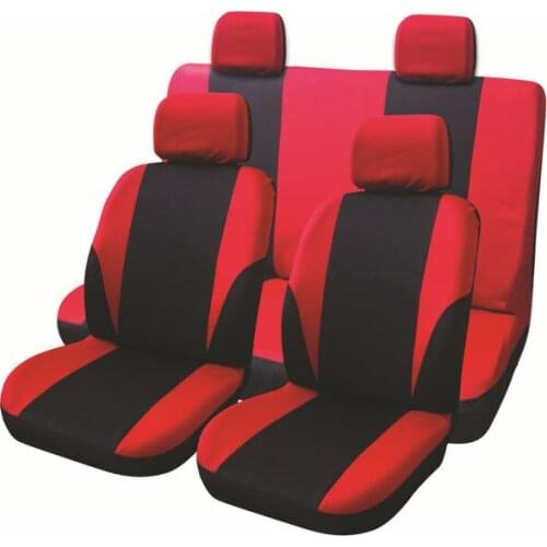 Universal Car Seat Cover 9 Set Full Seat Cover Sedans Auto Interior Accessories Full Cover Set for Car Care Ventilation and dust