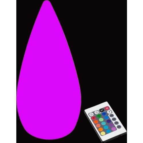 D12*H24cm LED Bullet Style Night Lights Battery RGB remote controller Christmas holiday lighting lamps Free shipping 1PC