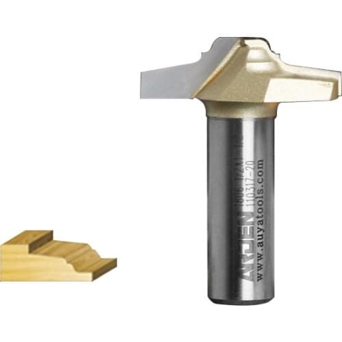 HUHAO Woodworking Tools Arden Router Bit Hook Flower Bit Router 1/2*1-1/4-6mm Shank - Arden A1806018