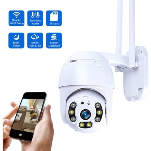 2MP 1080P WiFi Security Camera Outdoor PTZ Speed Dome Human Detection Wireless IP Camera 4X Zoom CCTV Home Safety APP YI LOT