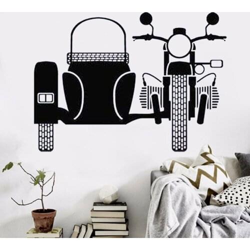 Motorcycle Wall decal Indian wall Decor Triumph Bike Design wall sticker vinyl removable art mural HJ1263